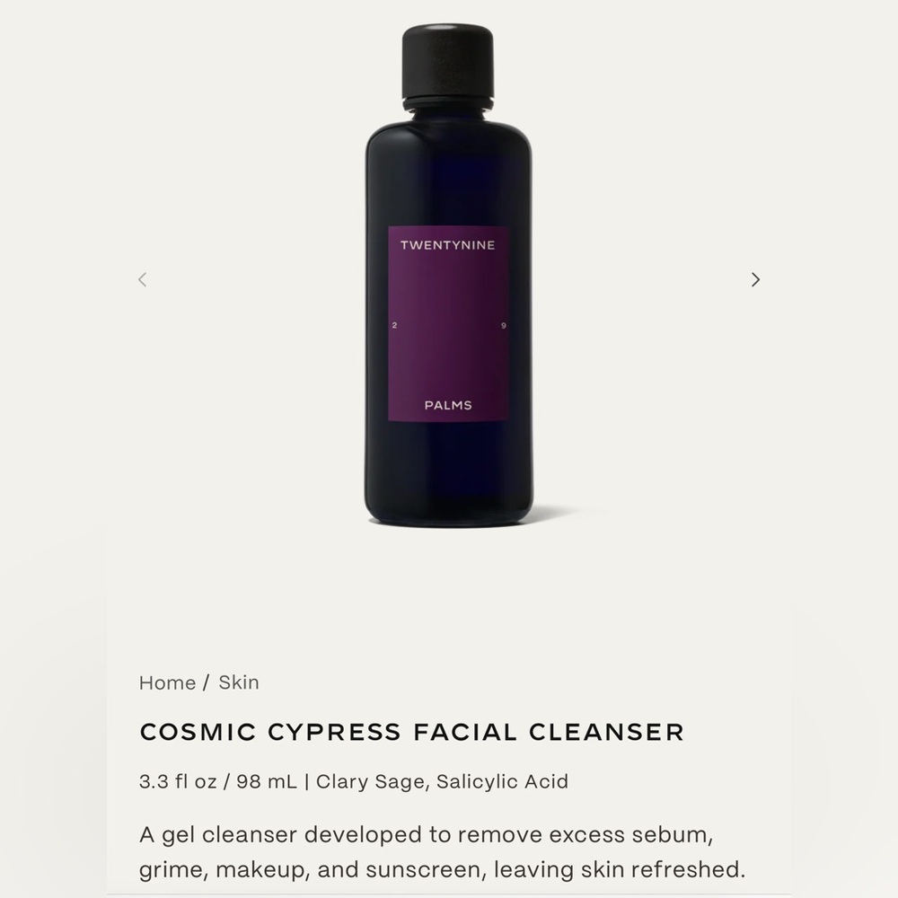 Twentynine Palms Facial Cleanser - Deep Purple - Picture 1 of 2